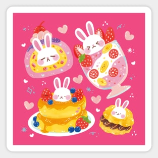 Bunny Cafe Magnet